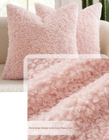 Dunkeld Teddy Boucle Cushion Cover, 2pcs