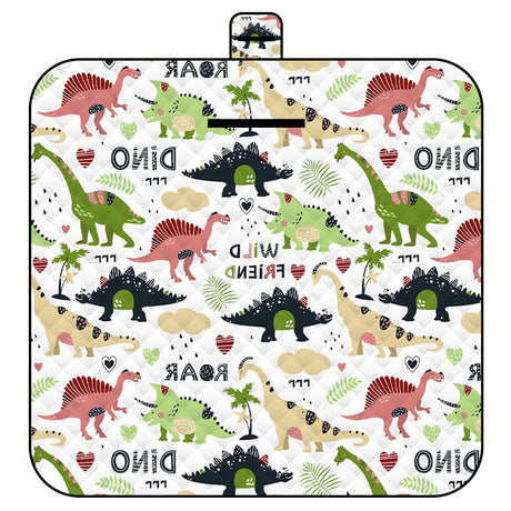 Foldable Picnic Mat, Dinosaur Print 150x200cm
