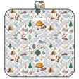 Foldable Picnic Mat, Maze Print 150x200cm