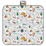 Foldable Picnic Mat, Maze Print 150x200cm