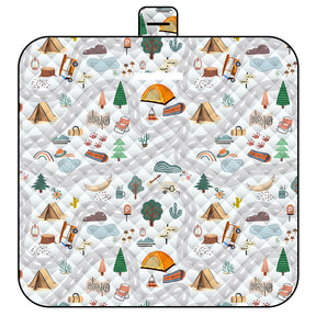 Foldable Picnic Mat, Maze Print 150x200cm