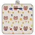Waterproof Foldable Outdoor Picnic Mat, Bow Tie Bear 150 x 200 cm