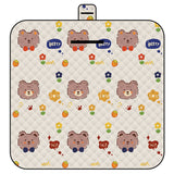 Waterproof Foldable Outdoor Picnic Mat, Bow Tie Bear 150 x 200 cm