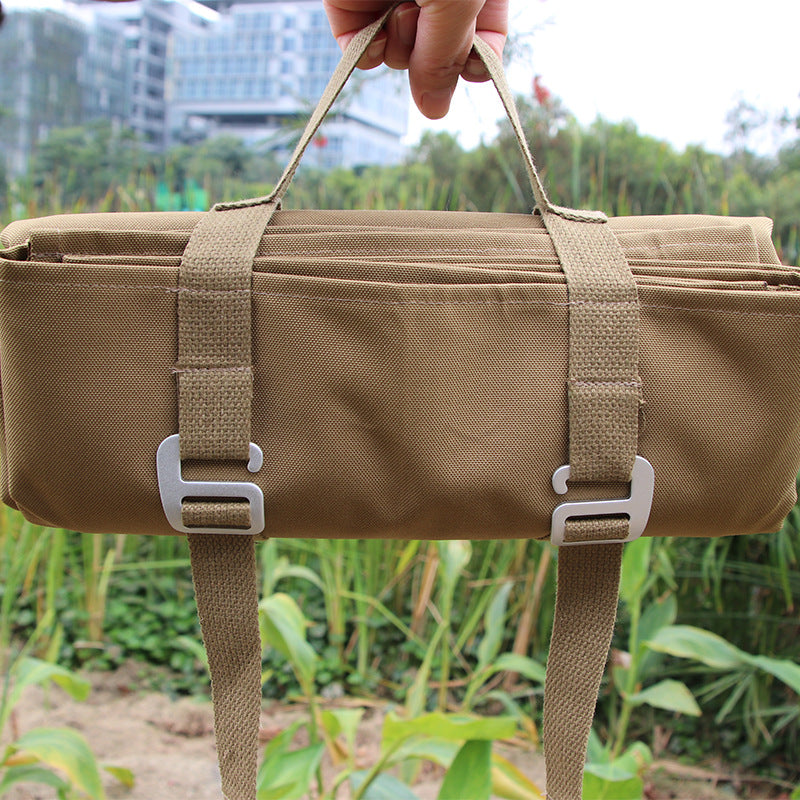 Waterproof Oxford Ground Mat, Khaki 148x200cm