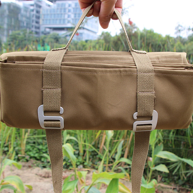 Waterproof Oxford Ground Mat, Khaki 148x200cm
