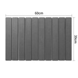 Collapsible Diatom Bath Mat, Dark Grey 60x39cm