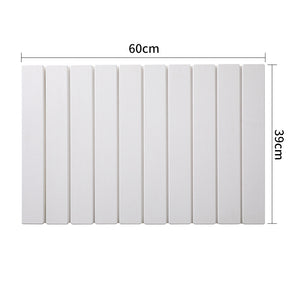 Collapsible Diatom Bath Mat, White 60x39cm