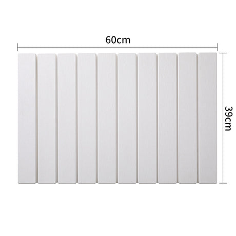 Collapsible Diatom Bath Mat, White 60x39cm