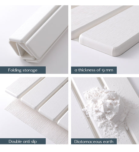Light grey drain mat shown with dimensions of 40 by 30 cm and 9 mm thickness