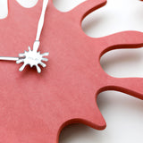 Creative Paint Splatter Wall Clock — Silent Quartz Movement — Allure Home Collections
