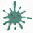Creative Paint Splatter Wall Clock — Silent Quartz Movement — Allure Home Collections