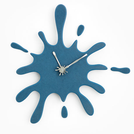Creative Paint Splatter Wall Clock — Silent Quartz Movement — Allure Home Collections