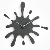 Creative Paint Splatter Wall Clock — Silent Quartz Movement — Allure Home Collections