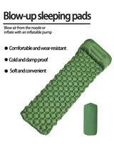 Herbert Ultralight Inflatable Camping Mat, 2pcs, Camouflage
