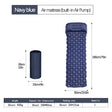 Herbert navy blue nylon ultralight inflatable camping mats