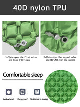 Herbert Ultralight Inflatable Camping Mat, 2pcs, Navy Blue