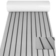 Striped Marine Decking Mat, Grey 240x45cm