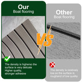 Striped Marine Decking Mat, Grey 240x45cm