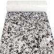 Snow Camouflage Marine Decking Mat, Black and White 240x30cm
