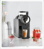 Dark grey compact cold drink and ice cream maker with 1.8 L transparent tank
