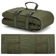 Elterwater roll up Oxford ground mat in green 200 x 73cm with MOLLE webbing, buckle straps and carry handle