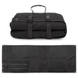 Elterwater roll up Oxford ground mat in black 200 x 73cm with MOLLE webbing, buckle straps and carry handle