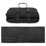 Elterwater roll up Oxford ground mat in black 200 x 73cm with MOLLE webbing, buckle straps and carry handle