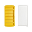 Wolfgang yellow silicone tray making long bar ice cubes, two pack