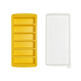 Wolfgang yellow silicone tray making long bar ice cubes, two pack