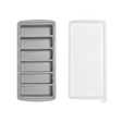 Sustenpass grey silicone tray making long bar ice cubes, two pack
