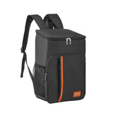 Beynac insulated cooler backpack in black with padded shoulder straps