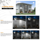 210 LED solar security light 2500 lumen with motion sensor and remote IP65