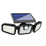 74 LED solar security light with motion sensor and 3 adjustable heads IP65