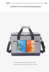 Kiah Insulated Cooler Bag, Large 18L, Beige