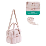 Lascaux Insulated Lunch Bag, Quilted Puffer, Camel