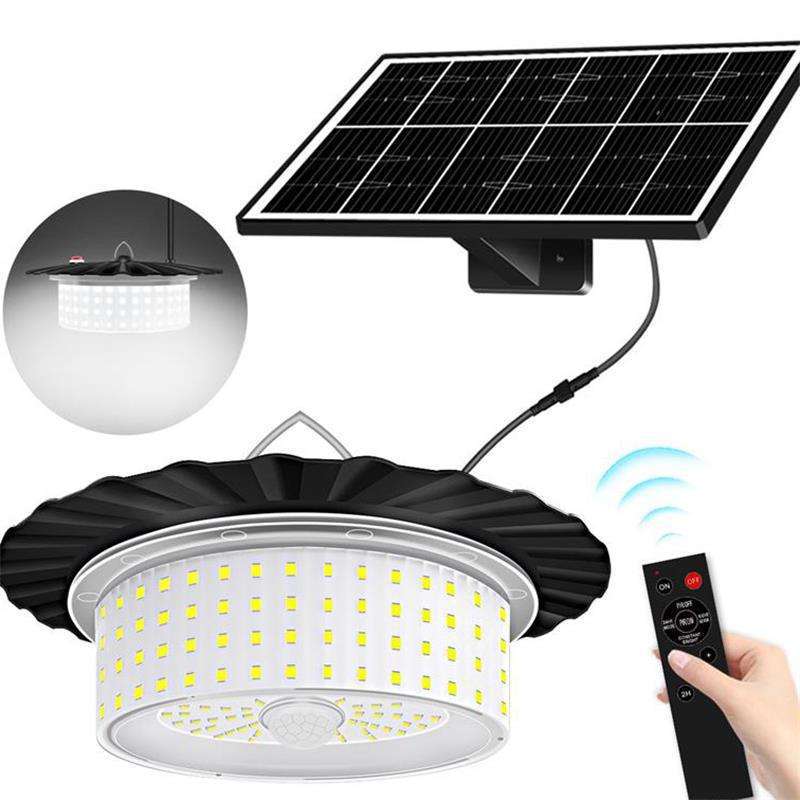 244 LED Solar Motion Sensor Pendant Light IP65 Waterproof Barn and Patio — Allure Home Collections