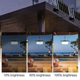 244 LED Solar Motion Sensor Pendant Light IP65 Waterproof Barn and Patio — Allure Home Collections