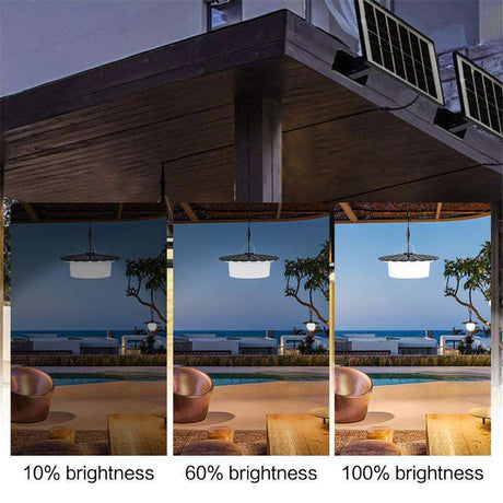 244 LED Solar Motion Sensor Pendant Light IP65 Waterproof Barn and Patio — Allure Home Collections