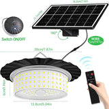 244 LED Solar Motion Sensor Pendant Light IP65 Waterproof Barn and Patio — Allure Home Collections