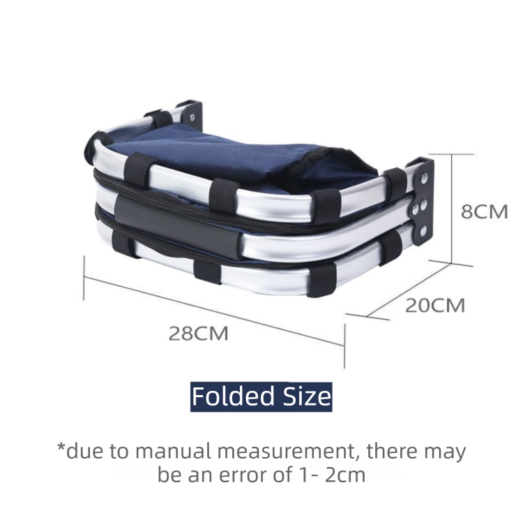 Foldable Insulated Picnic Basket With Zipper Lid & Handle - Modern Minimalist Large Capacity Thermal