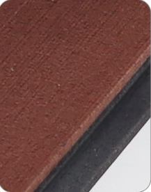 EVA Faux Teak Marine Decking Strip, dark brown and black