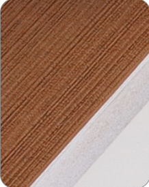 EVA Faux Teak Marine Decking Strip, light brown and white