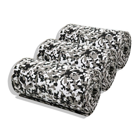 Camouflage Marine Decking Mat, Black and White 250x26cm