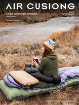 Hector Ultralight Camping Mat, TPU Inflatable, Orange