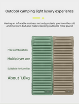 Healy Air Mattress Double, Outdoor Camping, Green and Grey