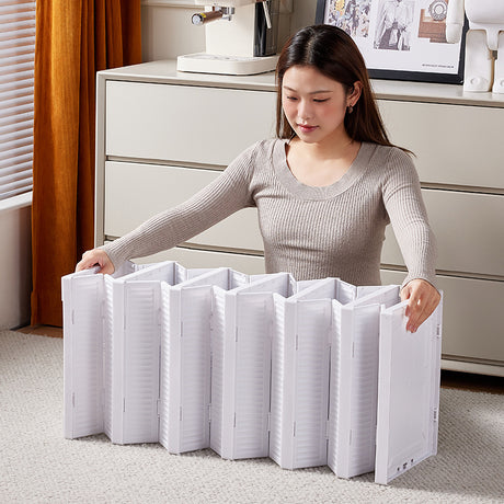 Elmhurst 6 Tier Foldable Shoe Storage Organiser, Grey image 2