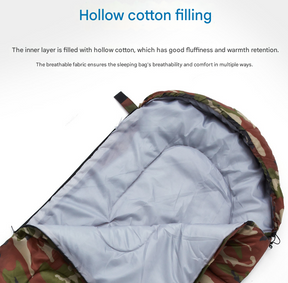 Ultralight Compact Sleeping Bag, Navy Blue 0.7kg