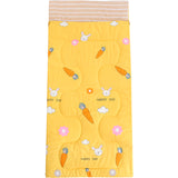 Quilted washed cotton nap sleeping bag