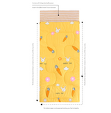 Quilted washed cotton nap sleeping bag
