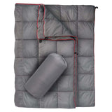 Compact Quilted Outdoor Blanket, Grey 200x140cm